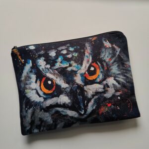 pöllö pikkupussukka Sannanart